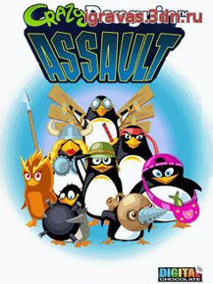 Нападение безумных пингвинов (На Телефон) - Crazy Penguin Assault